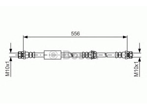 BOSCH 1 987 481 593 stabdžių žarnelė 
 Stabdžių sistema -> Stabdžių žarnelės
8J0 611 701 D, 8J0 611 701 D