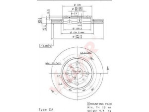VILLAR 628.2022 stabdžių diskas 
 Dviratė transporto priemonės -> Stabdžių sistema -> Stabdžių diskai / priedai
4246J0, 424954, 4246F0, 424954