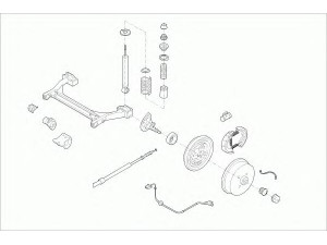 SACHS VW-GOLF-RS006 vairavimo mechanizmas; rato pakaba 
 Ašies montavimas/vairavimo mechanizmas/ratai -> Prekių paieška pagal schemą