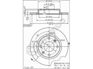 BREMBO 08.2985.20 stabdžių diskas 
 Dviratė transporto priemonės -> Stabdžių sistema -> Stabdžių diskai / priedai
4246A1, 4246A2, 4246G9