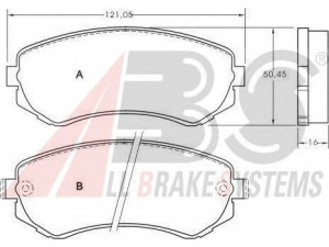 A.B.S. 37082 OE stabdžių trinkelių rinkinys, diskinis stabdys 
 Techninės priežiūros dalys -> Papildomas remontas
41060-2N290, 41060-2N390, 41060-2N392
