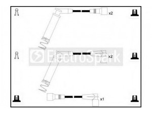 STANDARD OEK1030 uždegimo laido komplektas 
 Kibirkšties / kaitinamasis uždegimas -> Uždegimo laidai/jungtys
12 82 086, 12 82 087, 12 82 088