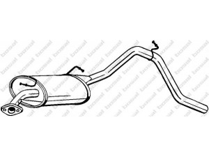 BOSAL 219-553 galinis duslintuvas 
 Išmetimo sistema -> Duslintuvas
14300-84E00
