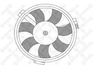STELLOX 29-99334-SX ventiliatorius, radiatoriaus 
 Aušinimo sistema -> Oro aušinimas
4Z7959455, 8D0959455D