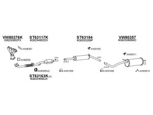 VENEPORTE 630092 išmetimo sistema 
 Išmetimo sistema -> Išmetimo sistema, visa