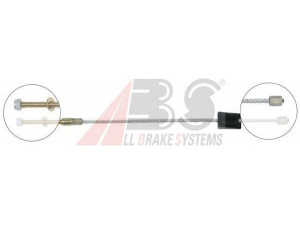 A.B.S. K17391 trosas, stovėjimo stabdys 
 Stabdžių sistema -> Valdymo svirtys/trosai
1205735, 2S612853AC