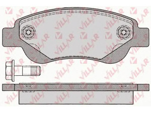 VILLAR 626.1235 stabdžių trinkelių rinkinys, diskinis stabdys 
 Techninės priežiūros dalys -> Papildomas remontas
425327, 425328, 425474, 435326