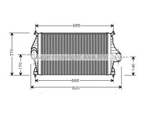 AVA QUALITY COOLING CN4081 tarpinis suslėgto oro aušintuvas, kompresorius
96122111