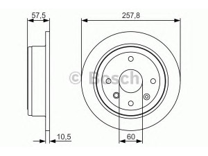 BOSCH 0 986 479 S08 stabdžių diskas 
 Dviratė transporto priemonės -> Stabdžių sistema -> Stabdžių diskai / priedai
96549 630, 96 549 630, 96549630