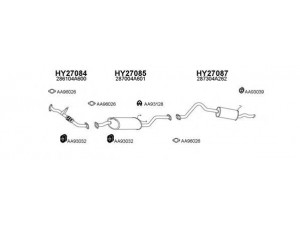 VENEPORTE 270010 išmetimo sistema