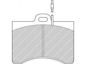 FERODO FDB126 stabdžių trinkelių rinkinys, diskinis stabdys 
 Techninės priežiūros dalys -> Papildomas remontas
5453876S, 95565562, 425281, VBP205
