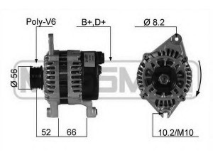 ERA 210077 kintamosios srovės generatorius 
 Elektros įranga -> Kint. sr. generatorius/dalys -> Kintamosios srovės generatorius
9616862980, 9619333080, A3TA0291