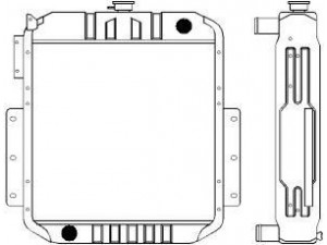 SAKURA  Automotive 1191-0503 radiatorius, variklio aušinimas