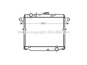AVA QUALITY COOLING TOA2379 radiatorius, variklio aušinimas 
 Aušinimo sistema -> Radiatorius/alyvos aušintuvas -> Radiatorius/dalys
1640066110, 1640066111