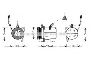AVA QUALITY COOLING BWK016 kompresorius, oro kondicionierius 
 Oro kondicionavimas -> Kompresorius/dalys
64528390468, 8390468