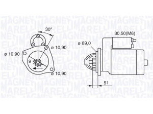 MAGNETI MARELLI 063523673030 starteris 
 Elektros įranga -> Starterio sistema -> Starteris
1516704R, 004 151 58 01, A 004 151 58 01