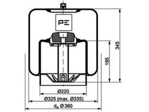 PE Automotive 084.115-72A dėklas, pneumatinė pakaba
946 320 02 21