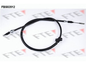 FTE FBS02012 trosas, stovėjimo stabdys 
 Stabdžių sistema -> Valdymo svirtys/trosai
893 609 721 F, 893 609 721 F