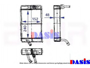 AKS DASIS 139260N šilumokaitis, salono šildymas