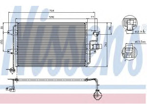 NISSENS 94838 kondensatorius, oro kondicionierius 
 Oro kondicionavimas -> Kondensatorius
1J0.820.413 H, 1J0.820.413 H