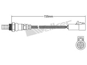 WALKER PRODUCTS 250-24976 lambda jutiklis 
 Išmetimo sistema -> Lambda jutiklis
1112475, 1254769, 1302222, 1327549