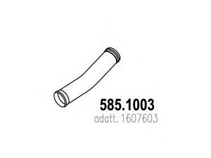 ASSO 585.1003 išleidimo kolektorius 
 Išmetimo sistema -> Išmetimo vamzdžiai
1607603