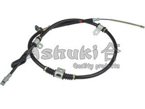 ASHUKI HRK12597 trosas, stovėjimo stabdys 
 Stabdžių sistema -> Valdymo svirtys/trosai
59760-27001