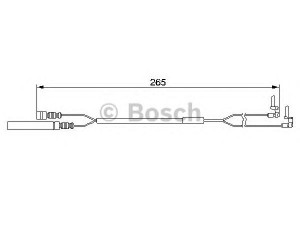 BOSCH 1 987 474 967 įspėjimo kontaktas, stabdžių trinkelių susidėvėjimas
460 540 05 17, 460 540 06 17, A 460 540 05 17