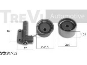 TREVI AUTOMOTIVE KD1369 paskirstymo diržo komplektas 
 Techninės priežiūros dalys -> Papildomas remontas