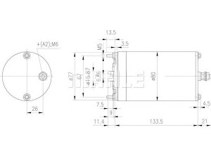MAHLE ORIGINAL MM 236 elektrovariklis