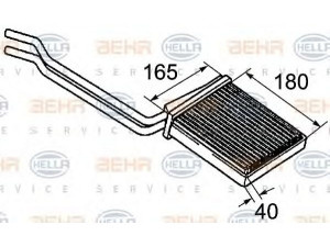 HELLA 8FH 351 313-411 šilumokaitis, salono šildymas 
 Šildymas / vėdinimas -> Šilumokaitis
168 830 01 61, A 168 830 01 61
