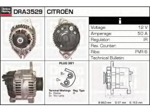 DELCO REMY DRA3529 kintamosios srovės generatorius 
 Elektros įranga -> Kint. sr. generatorius/dalys -> Kintamosios srovės generatorius
