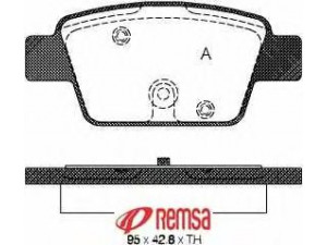 METZGER 0861.00 stabdžių trinkelių rinkinys, diskinis stabdys 
 Techninės priežiūros dalys -> Papildomas remontas
77362271, 77362768, 77363518, 77364590