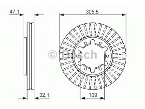 BOSCH 0 986 479 359 stabdžių diskas 
 Dviratė transporto priemonės -> Stabdžių sistema -> Stabdžių diskai / priedai
40206 VB000, 40206 VB001