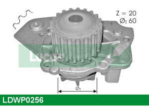 LUCAS ENGINE DRIVE LDWP0256 vandens siurblys 
 Aušinimo sistema -> Vandens siurblys/tarpiklis -> Vandens siurblys
120139, 120163, 91511136, 94012010390