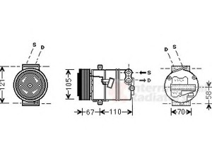 VAN WEZEL 3700K494 kompresorius, oro kondicionierius 
 Oro kondicionavimas -> Kompresorius/dalys
13124754, 1854169, 6854066, 6854066-13124754