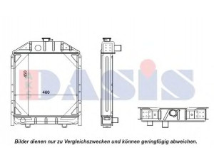 AKS DASIS 440578N radiatorius, variklio aušinimas