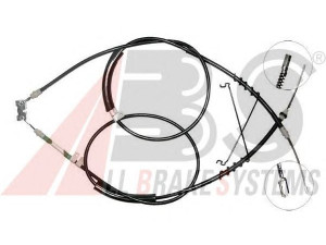A.B.S. K17705 trosas, stovėjimo stabdys 
 Stabdžių sistema -> Valdymo svirtys/trosai
1357828, 1461840, 1475243, 1516244