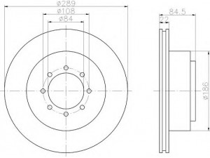 HELLA 8DD 355 105-791 stabdžių diskas 
 Dviratė transporto priemonės -> Stabdžių sistema -> Stabdžių diskai / priedai
1908773, 42471111, 7180256