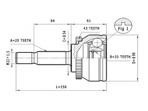 STATIM C.390 jungčių komplektas, kardaninis velenas 
 Ratų pavara -> Sujungimai/komplektas