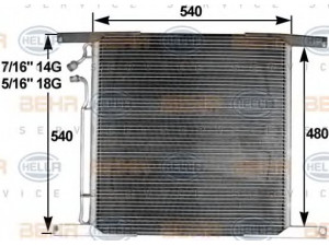 HELLA 8FC 351 300-231 kondensatorius, oro kondicionierius 
 Oro kondicionavimas -> Kondensatorius
132 7759