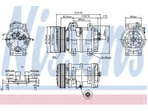 NISSENS 89317 kompresorius, oro kondicionierius 
 Oro kondicionavimas -> Kompresorius/dalys
30612681, 30613422, 30613432, 30613839