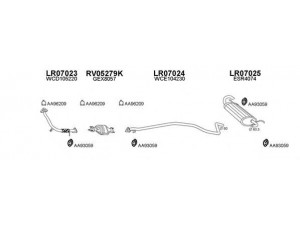 VENEPORTE 070009 išmetimo sistema