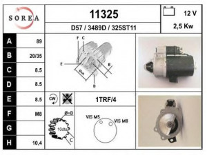 EAI 11325 starteris
555840, 558040