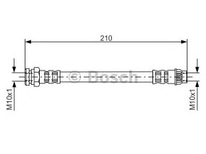 BOSCH 1 987 476 913 stabdžių žarnelė 
 Stabdžių sistema -> Stabdžių žarnelės
4806 A1, 4806 A1