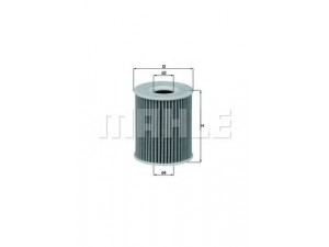 KNECHT OX 422D alyvos filtras 
 Techninės priežiūros dalys -> Techninės priežiūros intervalai
03P115562