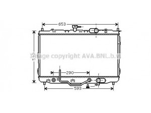 AVA QUALITY COOLING KA2073 radiatorius, variklio aušinimas 
 Aušinimo sistema -> Radiatorius/alyvos aušintuvas -> Radiatorius/dalys
0K2KH15200, 0K2KH15200A