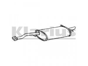 KLARIUS DW8B galinis duslintuvas 
 Išmetimo sistema -> Duslintuvas
96182256