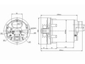 DELCO REMY 19025302 kintamosios srovės generatorius