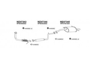 VENEPORTE 470065 išmetimo sistema